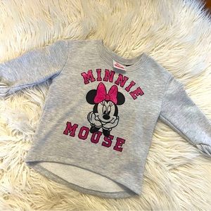 Disney Junior Minnie Mouse Glitter Hi-low sweatshirt 4T